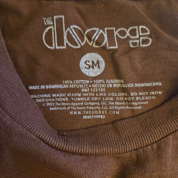 The Doors Waiting for the Sun Logo psychedelic rock Official T-Shirt M NWT - Picture 3 of 3
